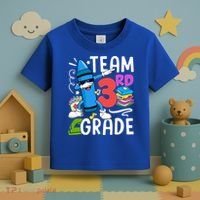 Team 3Rd Grade Cute Third Grade Teacher Gift Toddler T-Shirt thumb 3