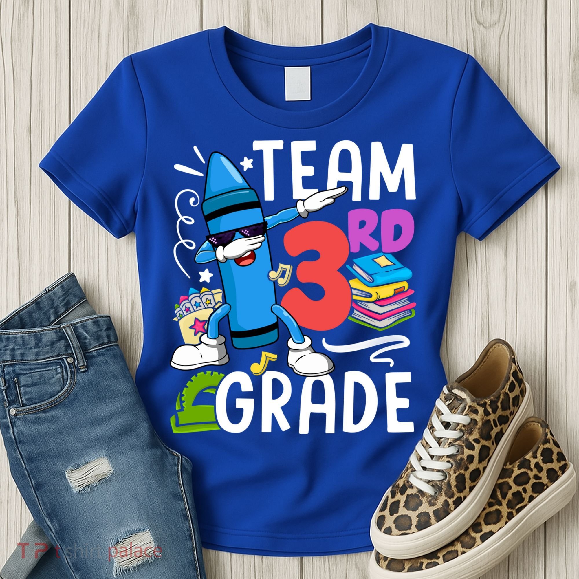 Team 3Rd Grade Cute Third Grade Teacher Gift Women's T-Shirt