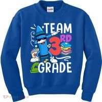 Team 3Rd Grade Cute Third Grade Teacher Gift Kids Sweatshirt thumb 0