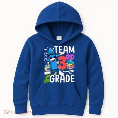 Team 3Rd Grade Cute Third Grade Teacher Gift Kids Hoodie