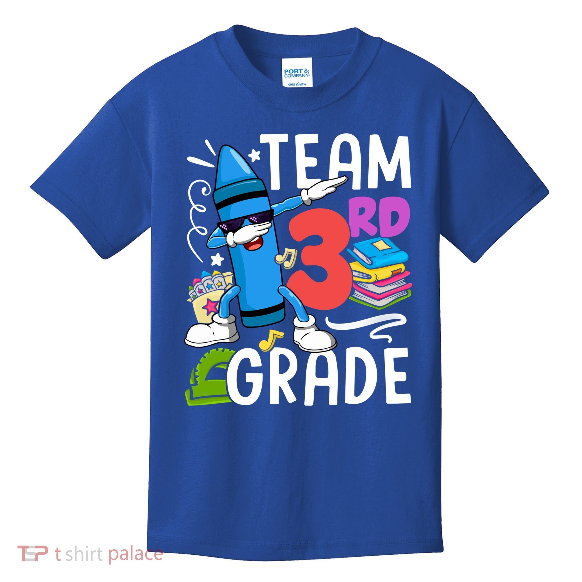 Team 3Rd Grade Cute Third Grade Teacher Gift Kids T-Shirt