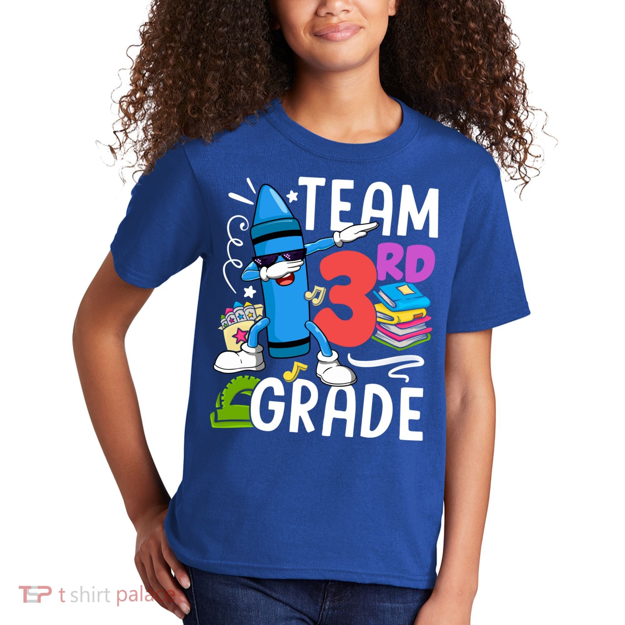 Team 3Rd Grade Cute Third Grade Teacher Gift Kids T-Shirt