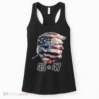 Trump 45 47 Presidential Election Winner Inauguration Women's Tank Top thumb 0