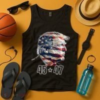 Trump 45 47 Presidential Election Winner Inauguration Tank Top thumb 4