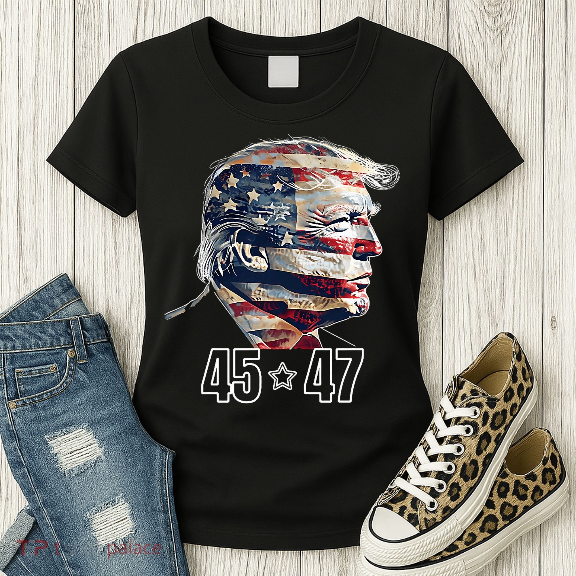 Trump 45 47 Presidential Election Winner Inauguration Women's T-Shirt
