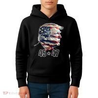 Trump 45 47 Presidential Election Winner Inauguration Kids Hoodie thumb 4