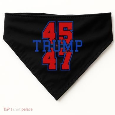 Trump 45 47 USA-Made Doggie Bandana