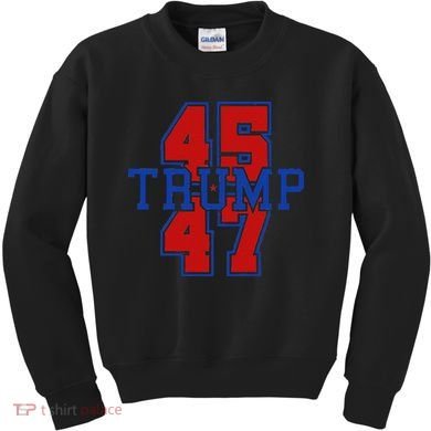 Trump 45 47 Kids Sweatshirt