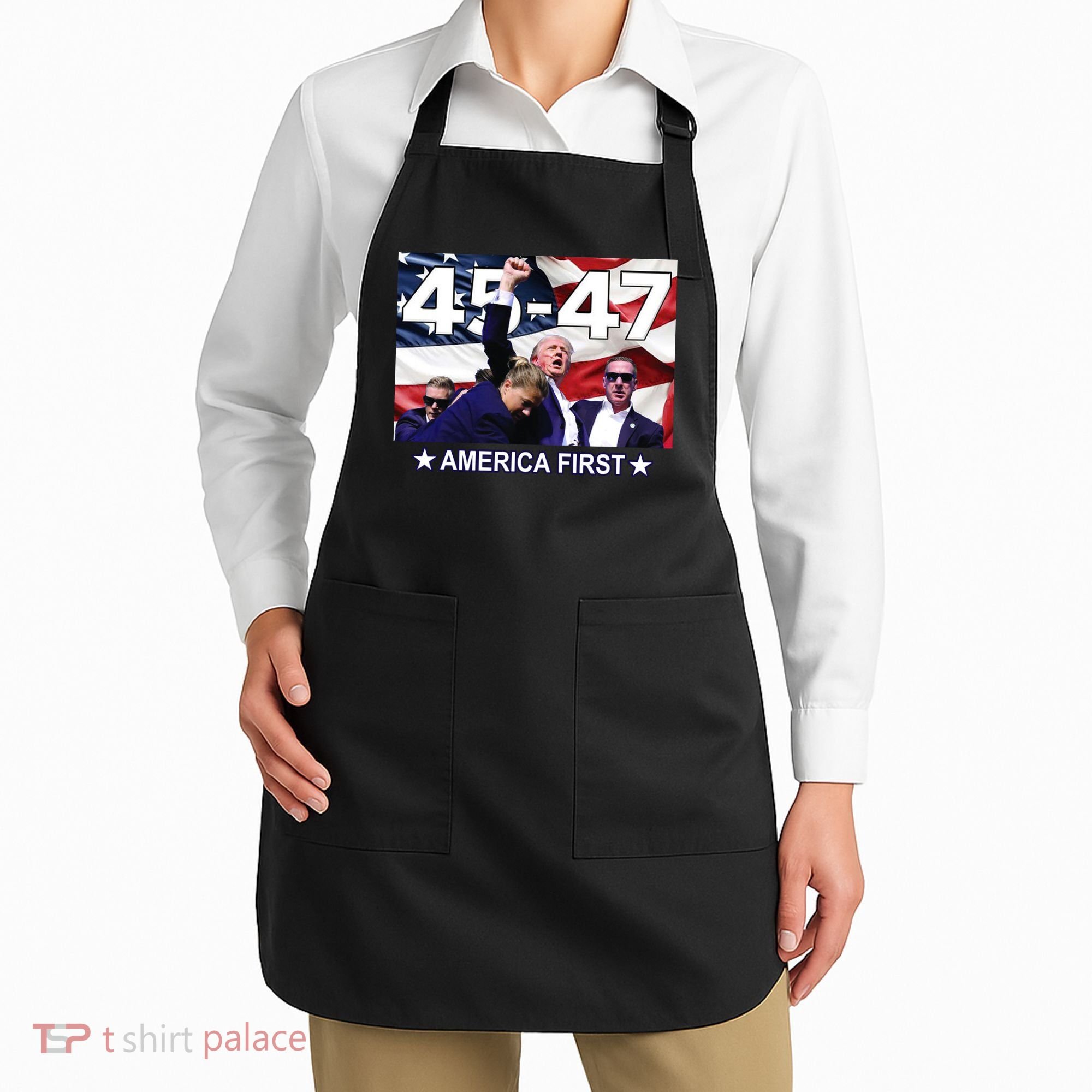 Trump 45 – 47 America First Apron