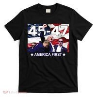 Trump 45 – 47 America First T-Shirt thumb 0