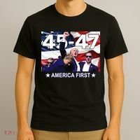 Trump 45 – 47 America First T-Shirt thumb 3