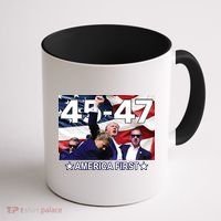 Trump 45 – 47 America First Coffee Mug thumb 1