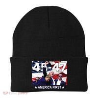Trump 45 – 47 America First Beanie thumb 0