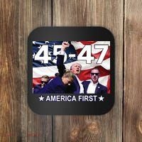 Trump 45 – 47 America First Coaster thumb 0