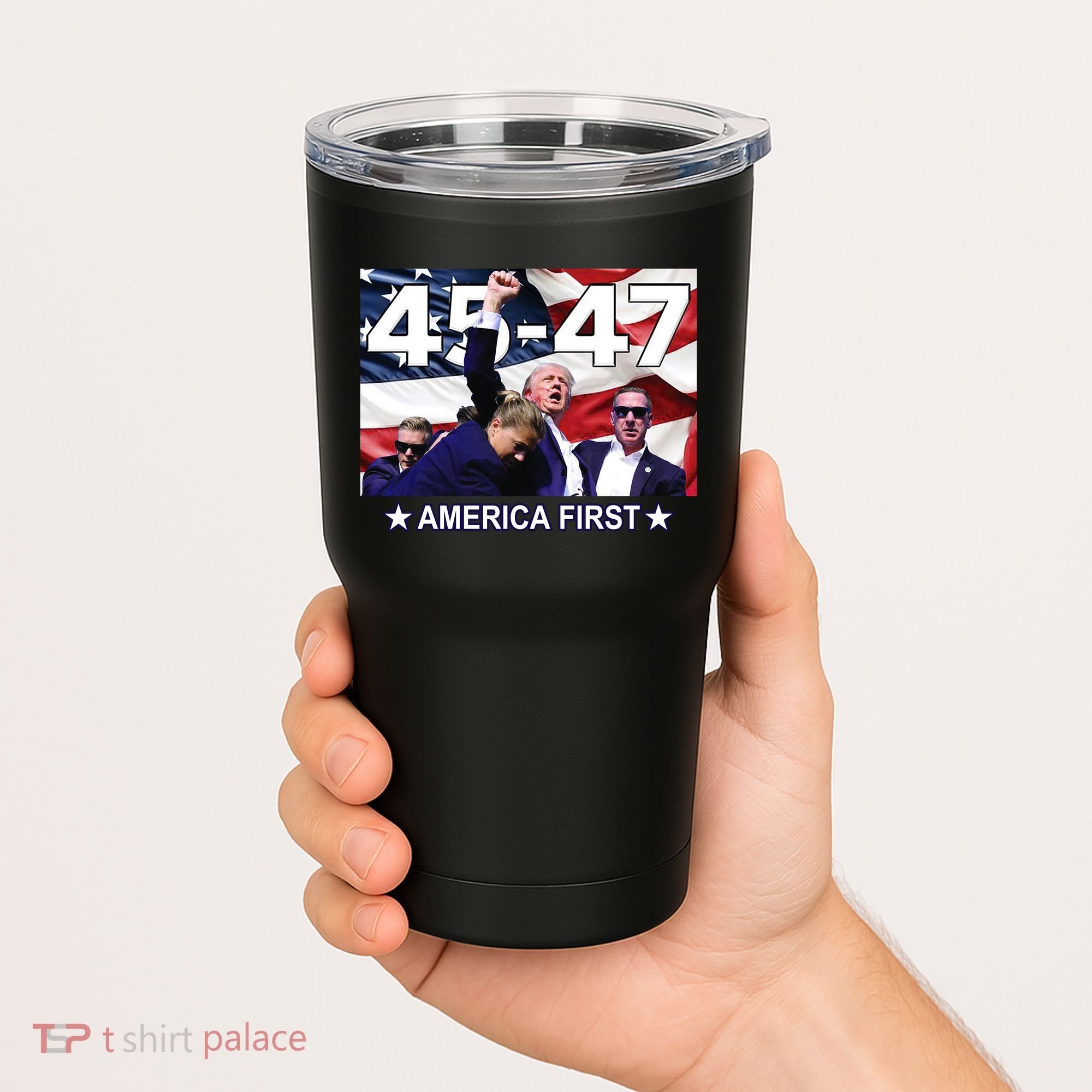 Trump 45 – 47 America First Tumbler
