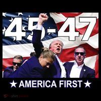 Trump 45 – 47 America First Mousepad thumb 1