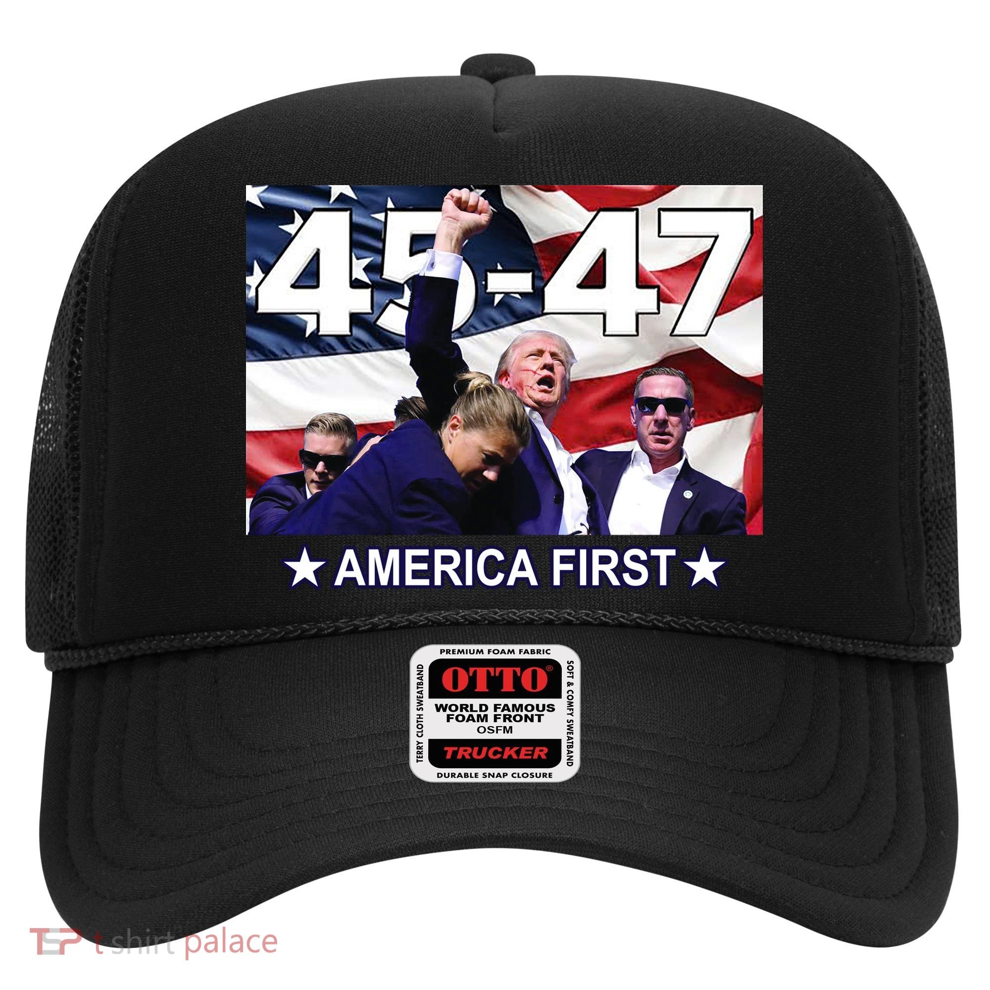 Trump 45 – 47 America First Hat