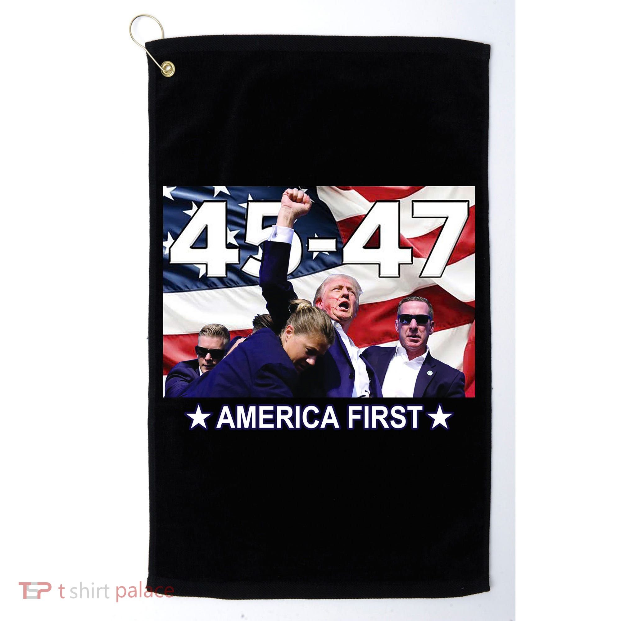 Trump 45 – 47 America First Golf Towel