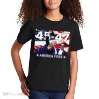 Trump 45 – 47 America First Kids T-Shirt thumb 2