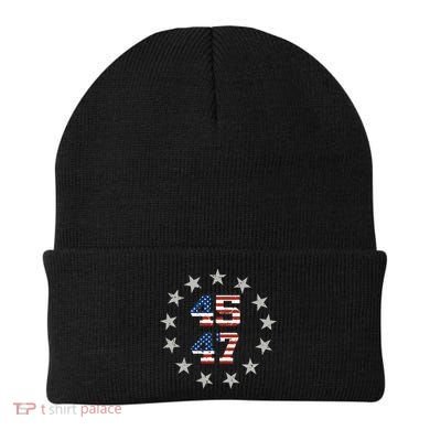 Trump 45 47 Beanie