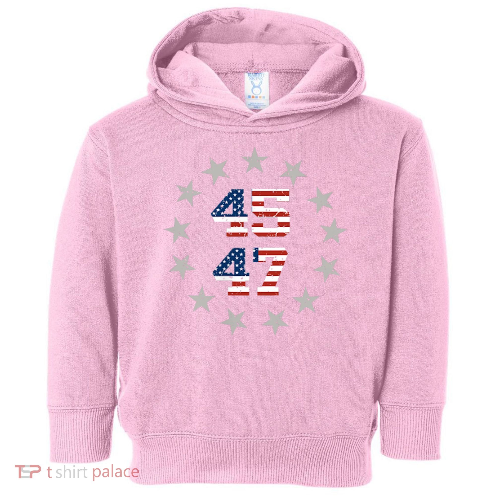 Trump 45 47 Toddler Hoodie
