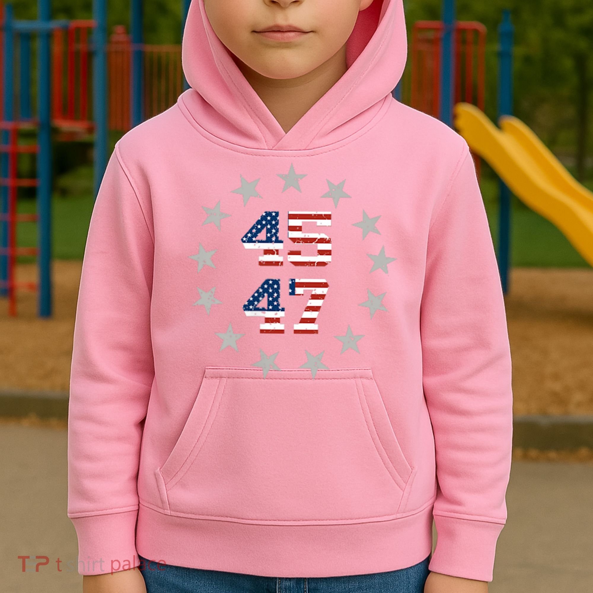 Trump 45 47 Kids Hoodie