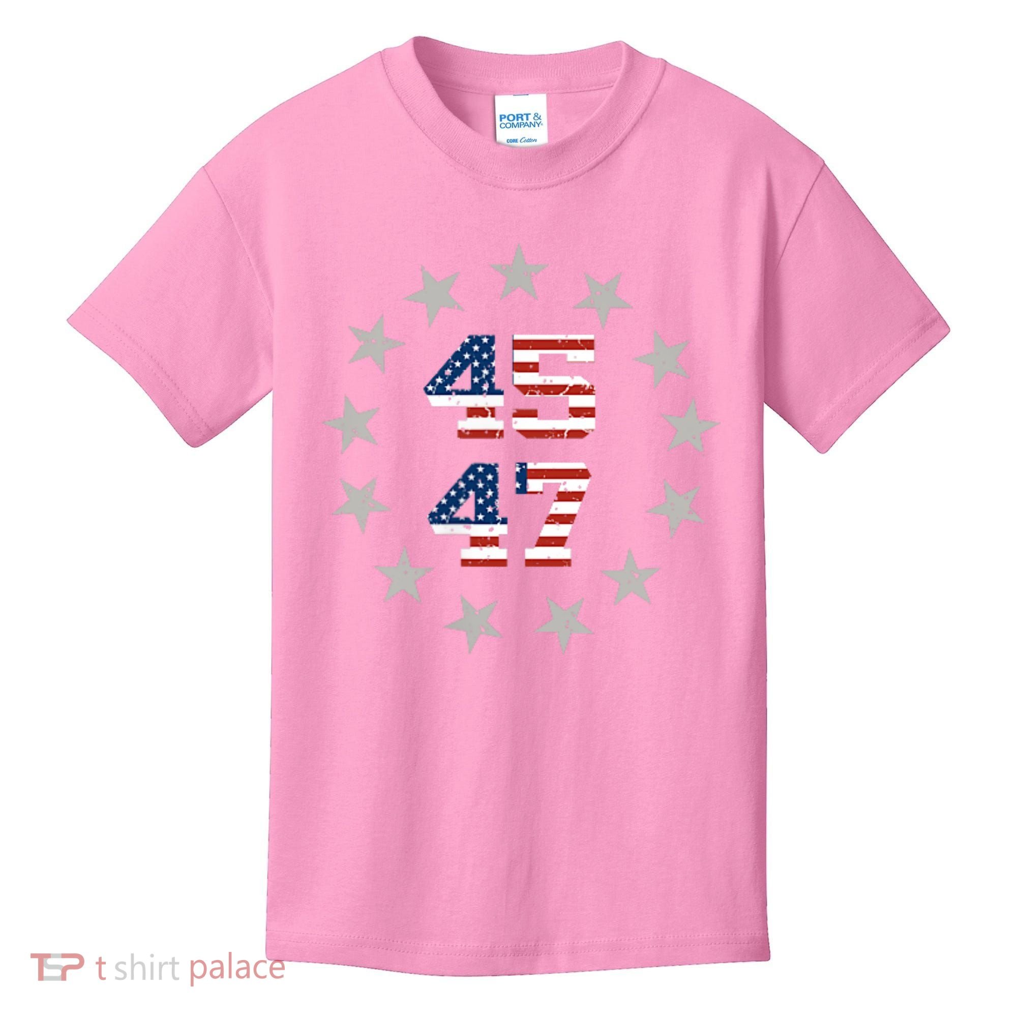 Trump 45 47 Kids T-Shirt