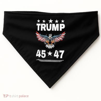 Trump 45 47 USA-Made Doggie Bandana