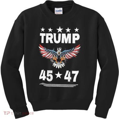 Trump 45 47 Kids Sweatshirt
