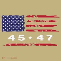 Trump 45 47 American Flag Grunge Distressed 2024 Maga Pocket T-Shirt thumb 7