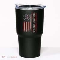 Trump 45/47 American Flag 2024 Tumbler thumb 0