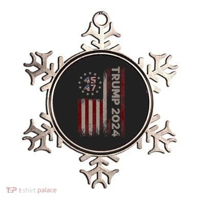 Trump 45/47 American Flag 2024 Ornament