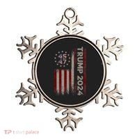 Trump 45/47 American Flag 2024 Ornament thumb 0