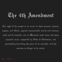 The 4th Amendment, Freedom U.s. Constitution Women's Sweatshirt thumb 2