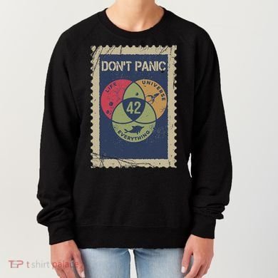 The 42 Answer To Life The Universe And Everything Postage Women's Sweatshirt
