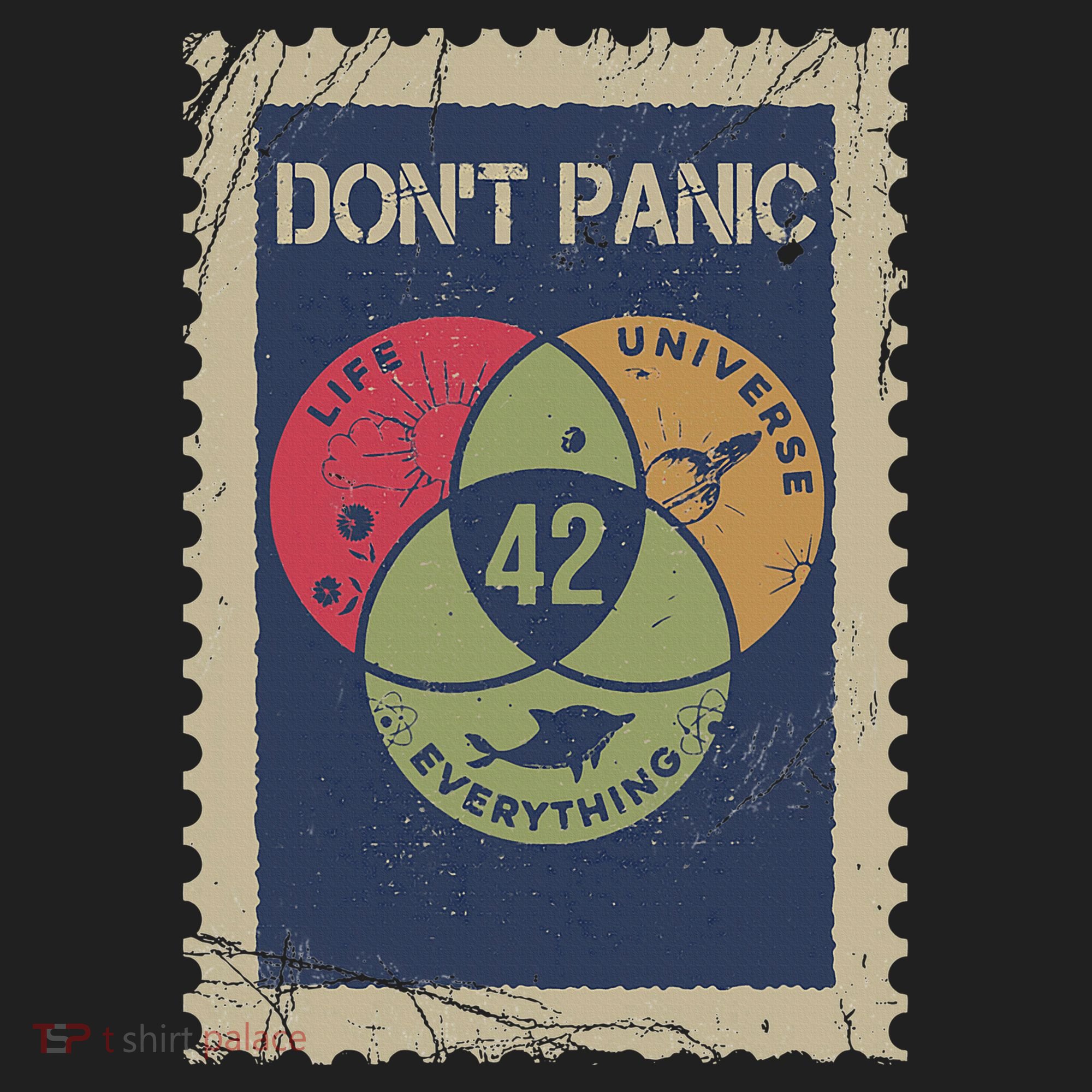 The 42 Answer To Life The Universe And Everything Postage Women's Sweatshirt