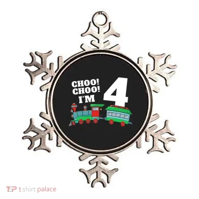 Train 4th Birthday Boy Train 4 Year Old Four Ornament