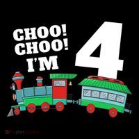 Train 4th Birthday Boy Train 4 Year Old Four Ornament thumb 1