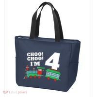 Train 4th Birthday Boy Train 4 Year Old Four Tote Bag thumb 3