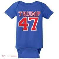 Trump 47 For President 2024 Election Republican Gift Baby Bodysuit thumb 0