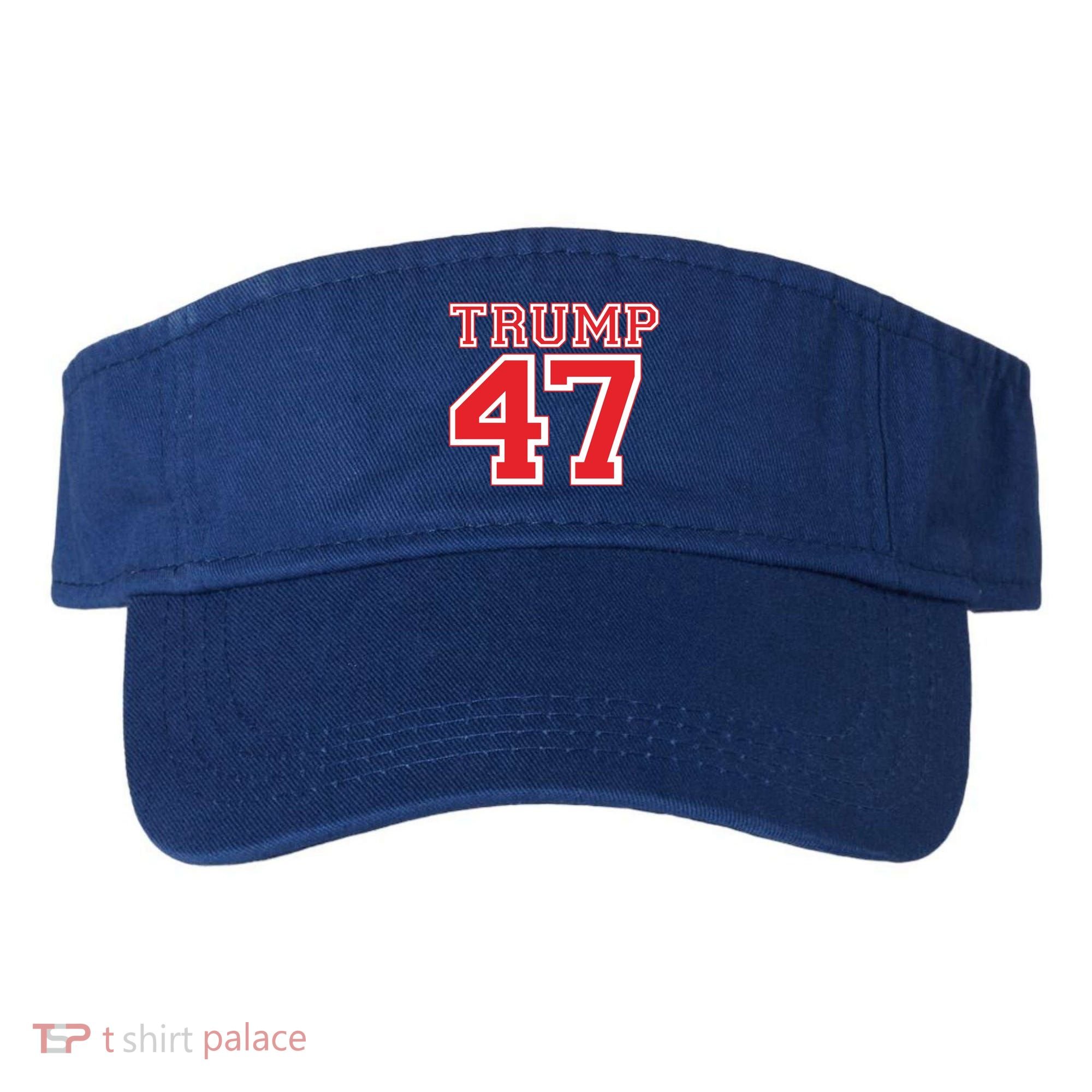 Trump 47 For President 2024 Election Republican Gift Visor