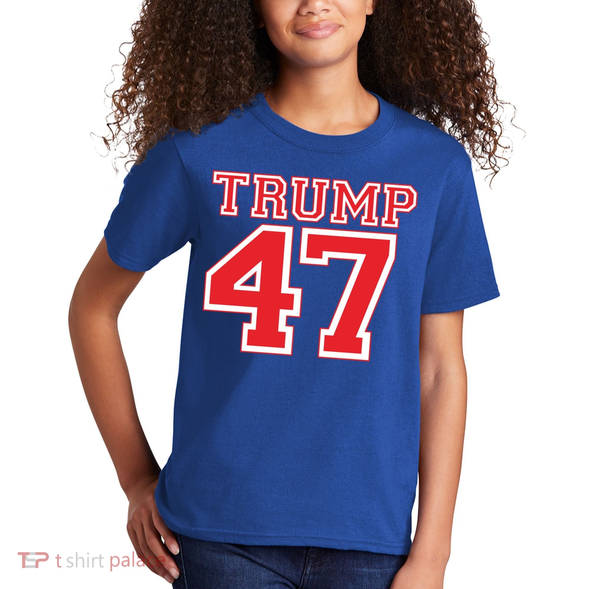 Trump 47 For President 2024 Election Republican Gift Kids T-Shirt