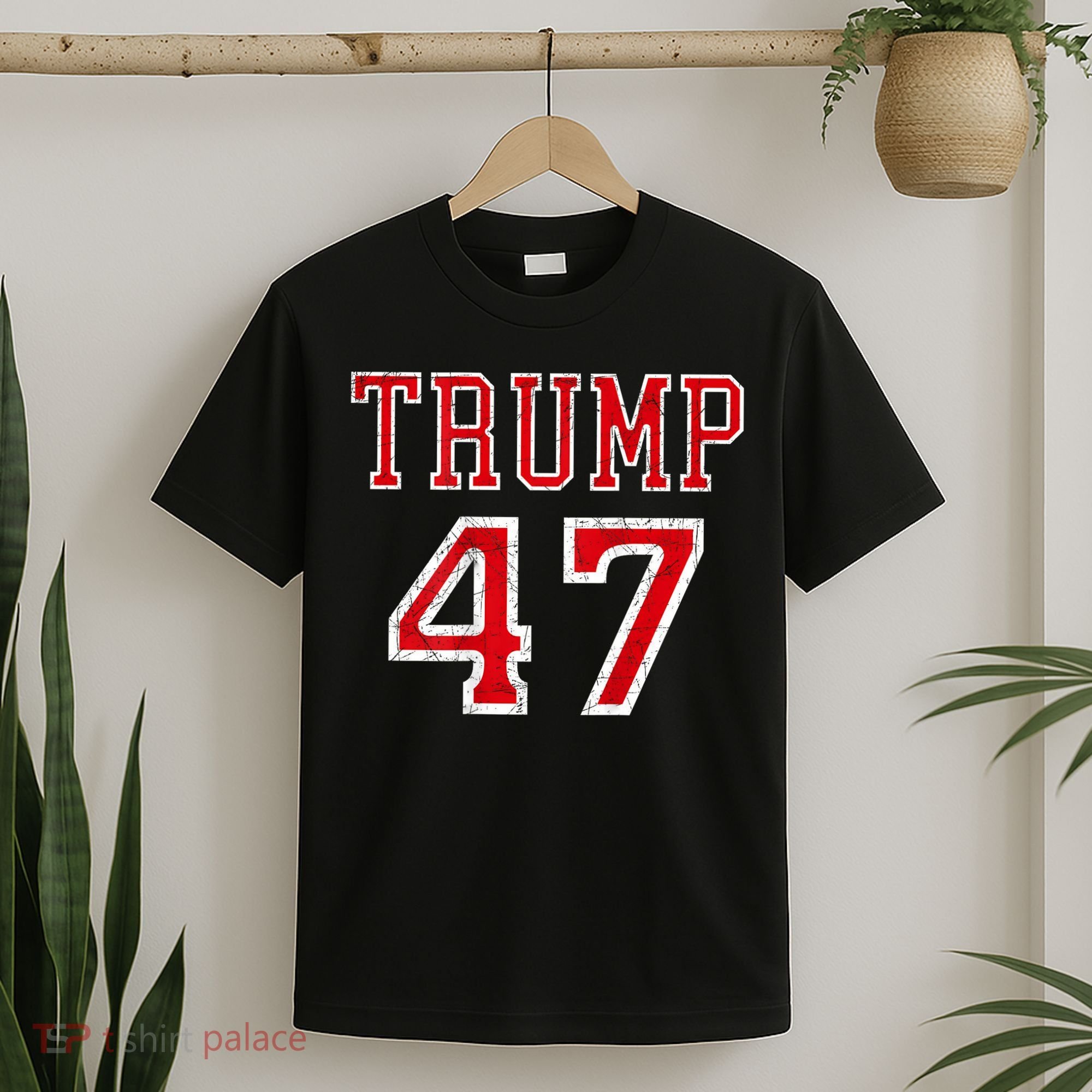 Trump 47 President Team Football Jersey Style 2024 T-Shirt
