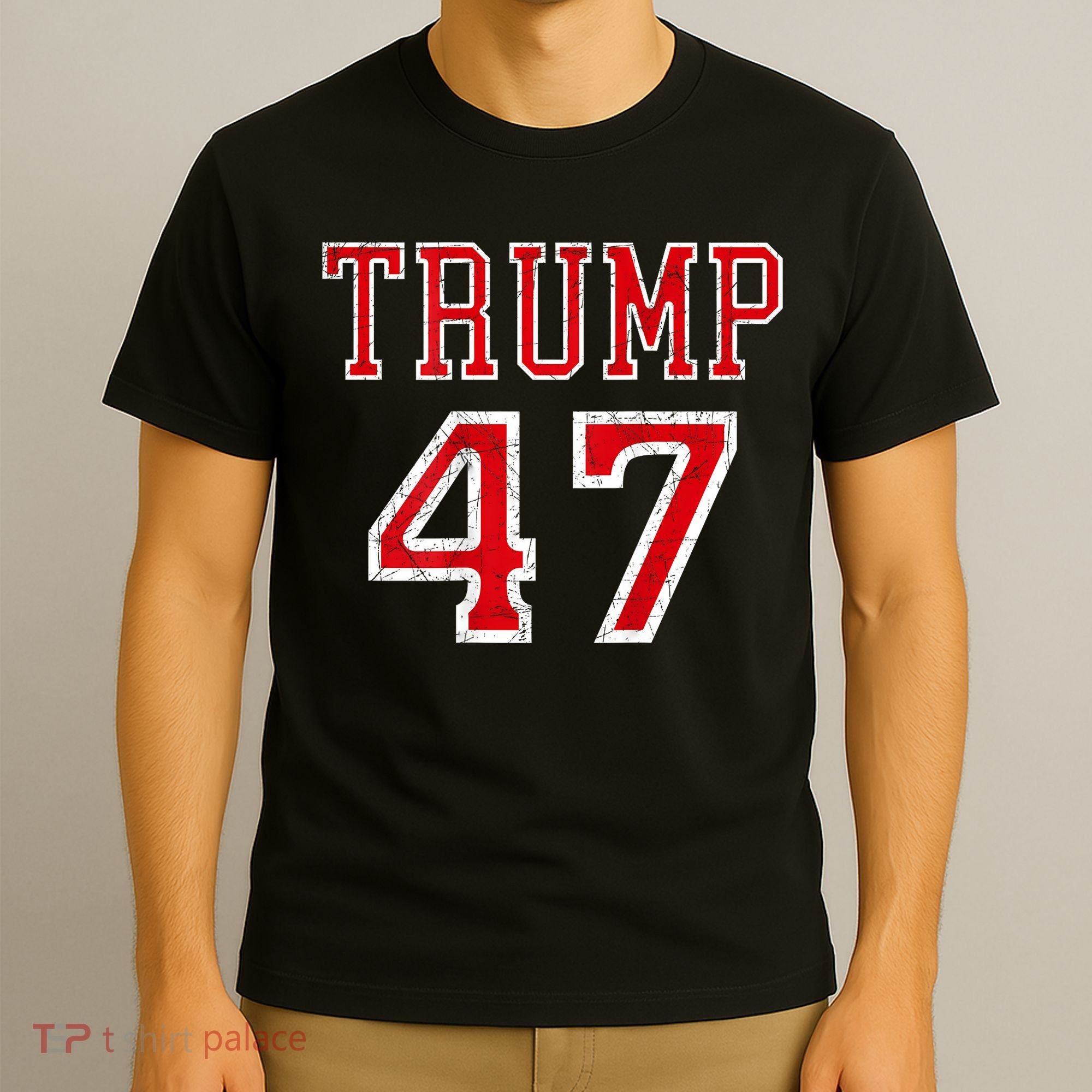 Trump 47 President Team Football Jersey Style 2024 T-Shirt