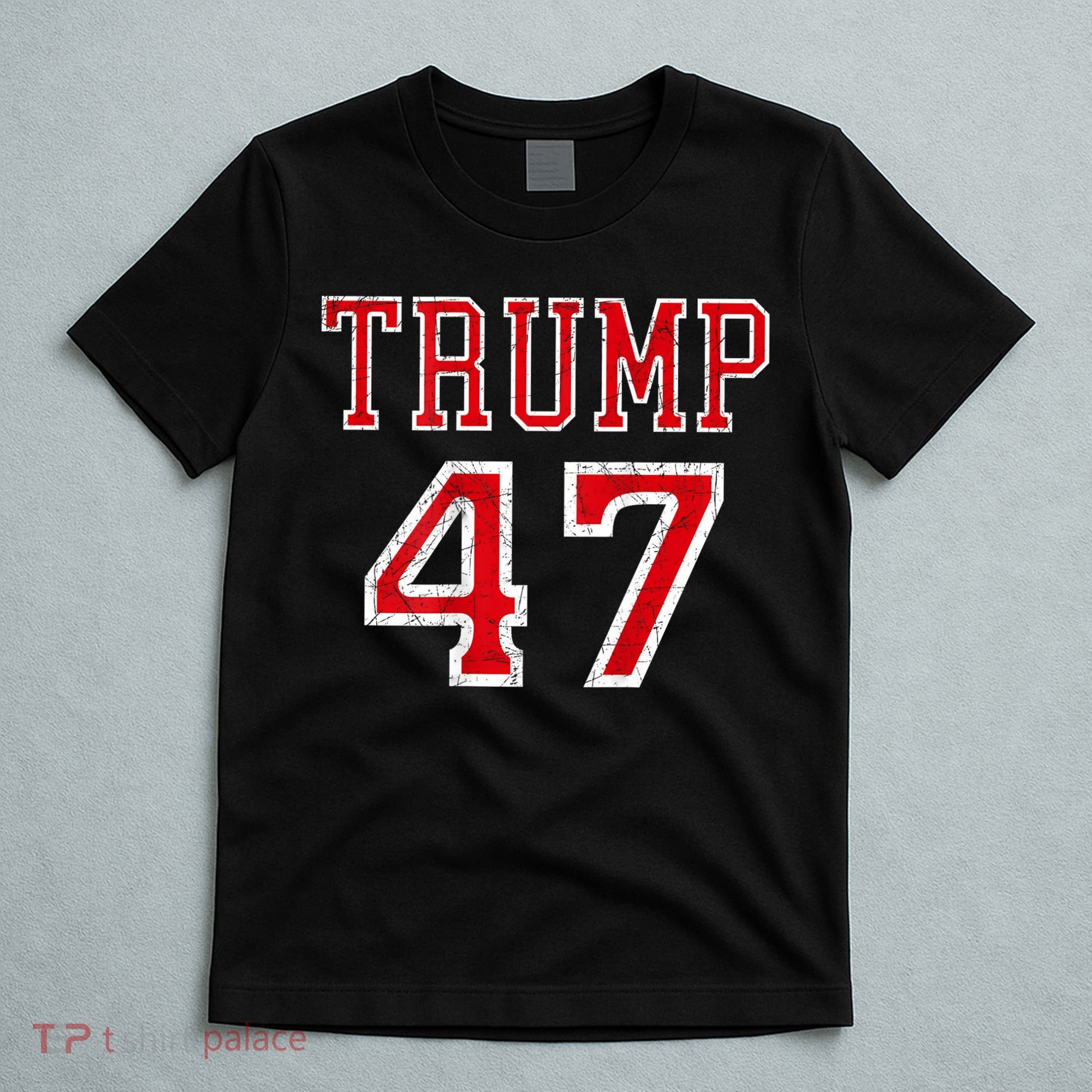Trump 47 President Team Football Jersey Style 2024 T-Shirt