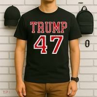 Trump 47 President Team Football Jersey Style 2024 T-Shirt thumb 6