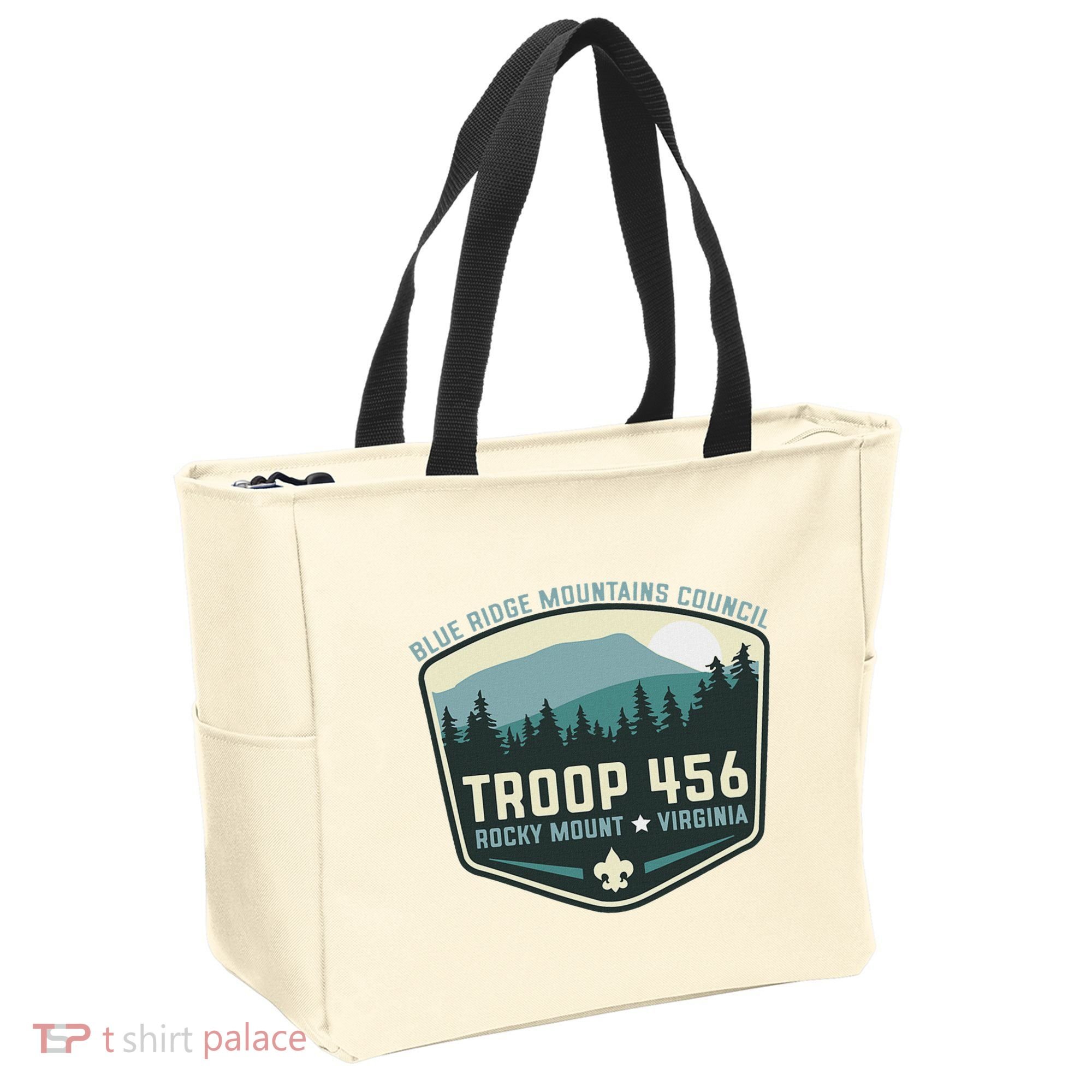 Troop 456 Rocky Mount Logo Class Tote Bag