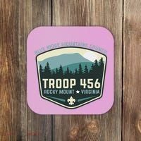 Troop 456 Rocky Mount Logo Class Coaster thumb 0