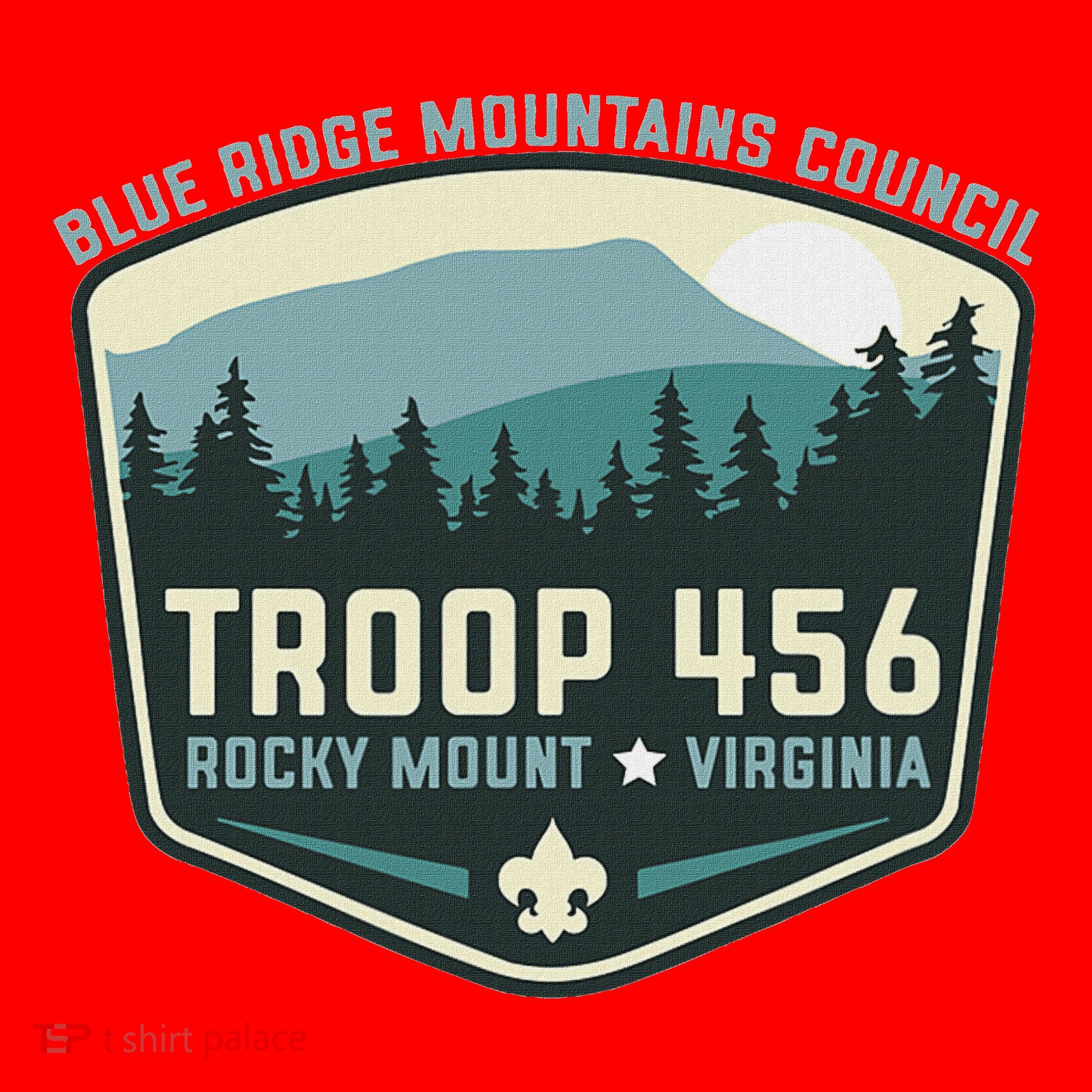 Troop 456 Rocky Mount Logo Class Santa Hat