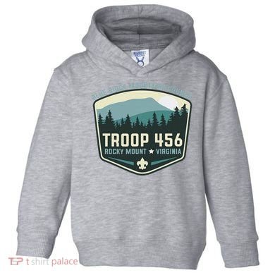 Troop 456 Rocky Mount Logo Class Toddler Hoodie